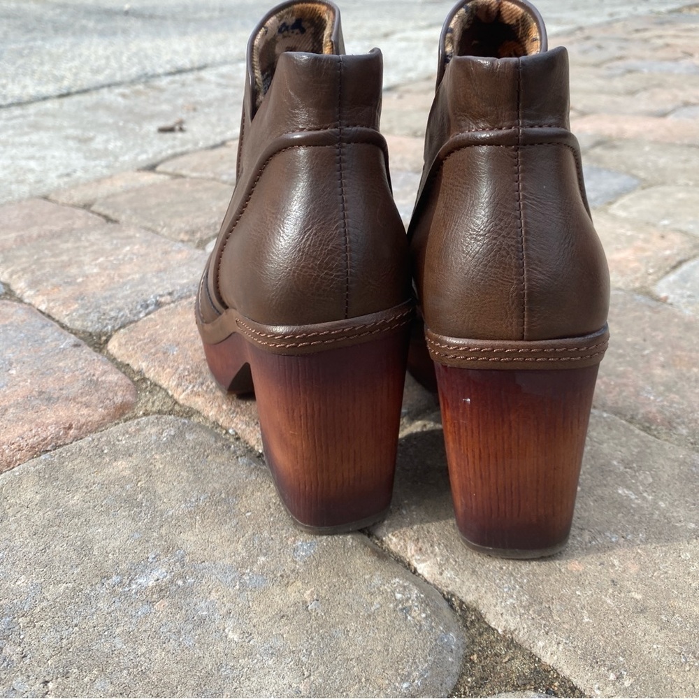 Gently worn 😍Korks kork-ease Robin clogged heeled bootie - Picture 4 of 14